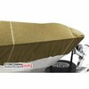 Eevelle Boat Cover PERFORMANCE BOAT w/ Outboard 35ft 6in L 120in W Beige SBPERF35120B-HRB
